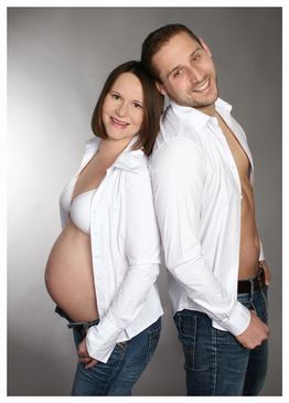 junge Familie mit Baby