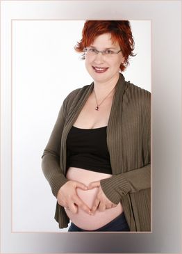 Babybauch Aufnahme