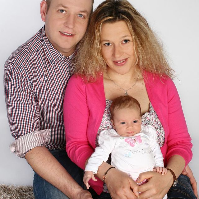 junge Familie mit baby