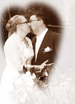 Sepia mit Herz